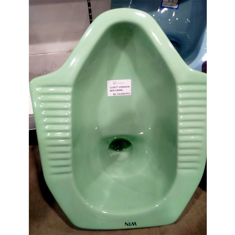 WIN: WIN Closet Jongkok Leher Angsa (lt 1) Green